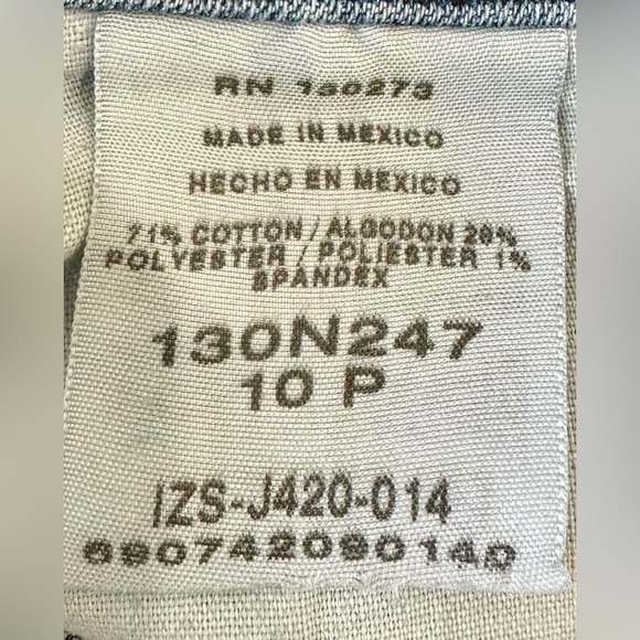 LEE RIDERS Jeans- Size 10P - Picture 8 of 8